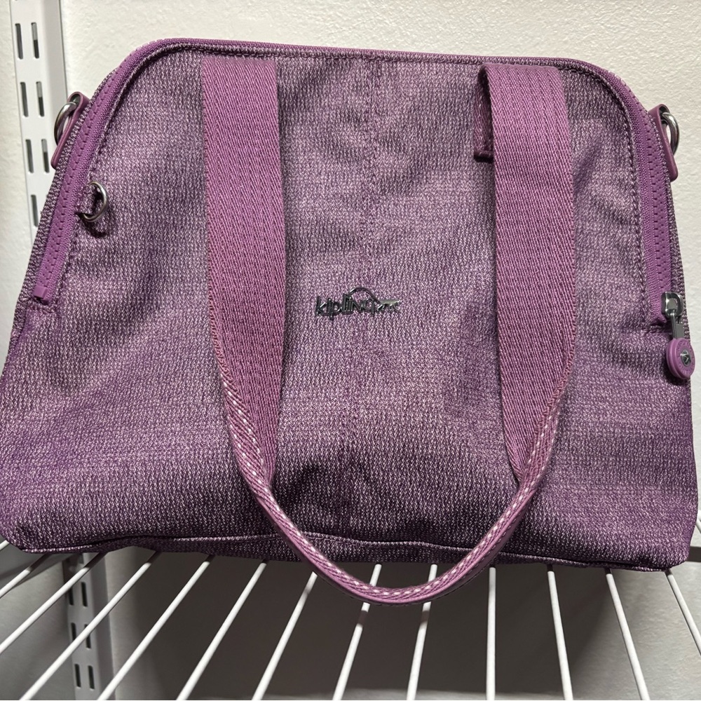 Lily Bloom Purple Satchel Handbag